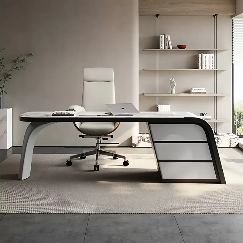 Computer Design Office Desk Large Display Storage Organizers Study Modern Gaming Office Desk Drawer Ufficio Hotel Furniture