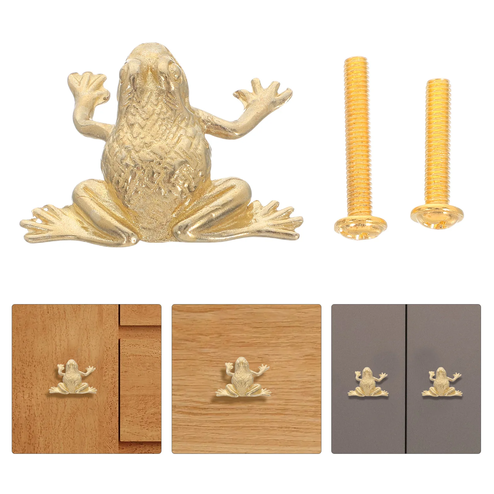Boutons de porte grenouille en laiton, style chinois, rassemblement de richesse, crapaud rétro, poignée de porte en laiton, porte d'armoire de chambre à coucher, poignées en cuivre, quincaillerie