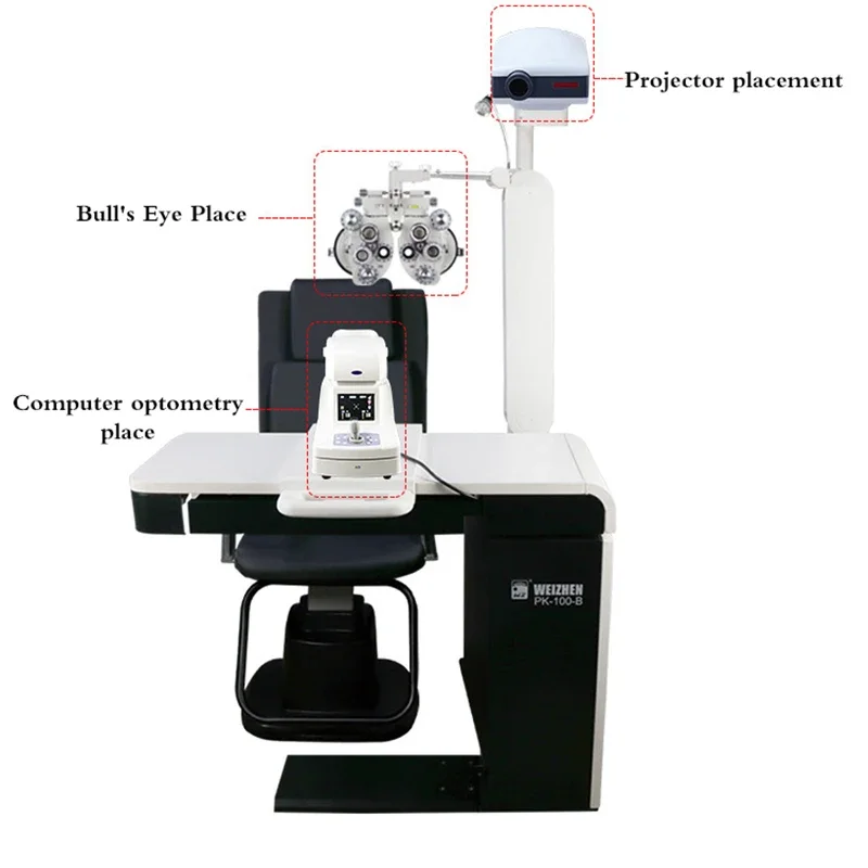 AIST High-end Ophthalmic Optical Equipment Comprehensive Optometry Combination Table And Chair Unit