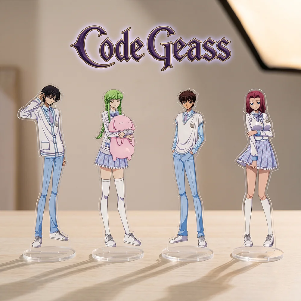 

Code Geass: Lelouch of the Rebellion Kallen Stadtfeld 15CM Double Sided Acrylic Stand keychain 2026 New Anime Stand Desk Decor