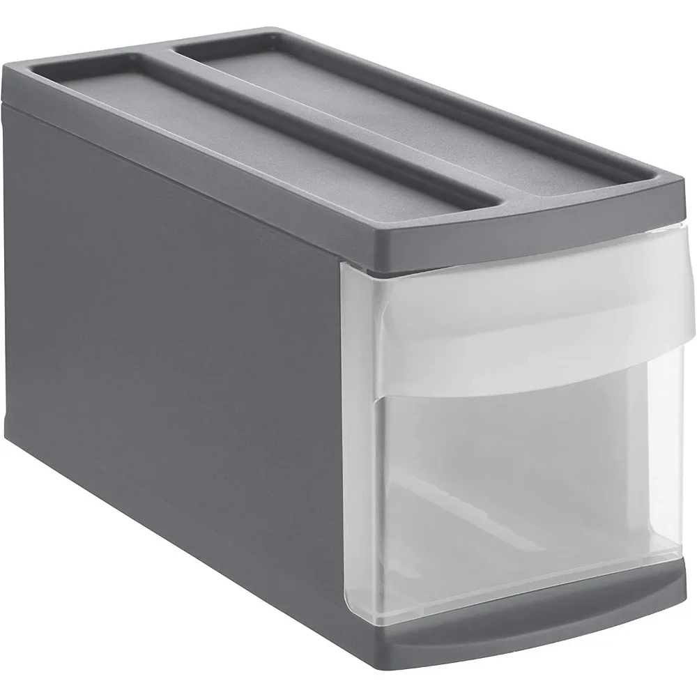 

Systemax Storage Drawer Box Small Size, Anthracite, One