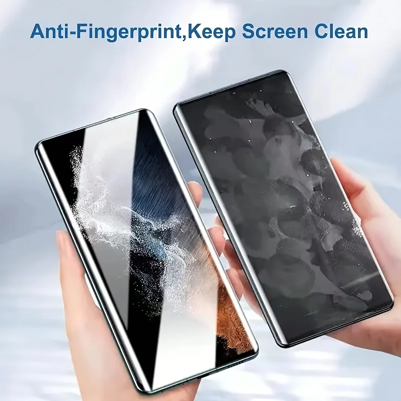 عبوتان من واقي الشاشة الزجاجي المقوى للخصوصية متوافق مع سلسلة Samsung Galaxy S25 Ultra S22 S23 S24، صلابة 9H