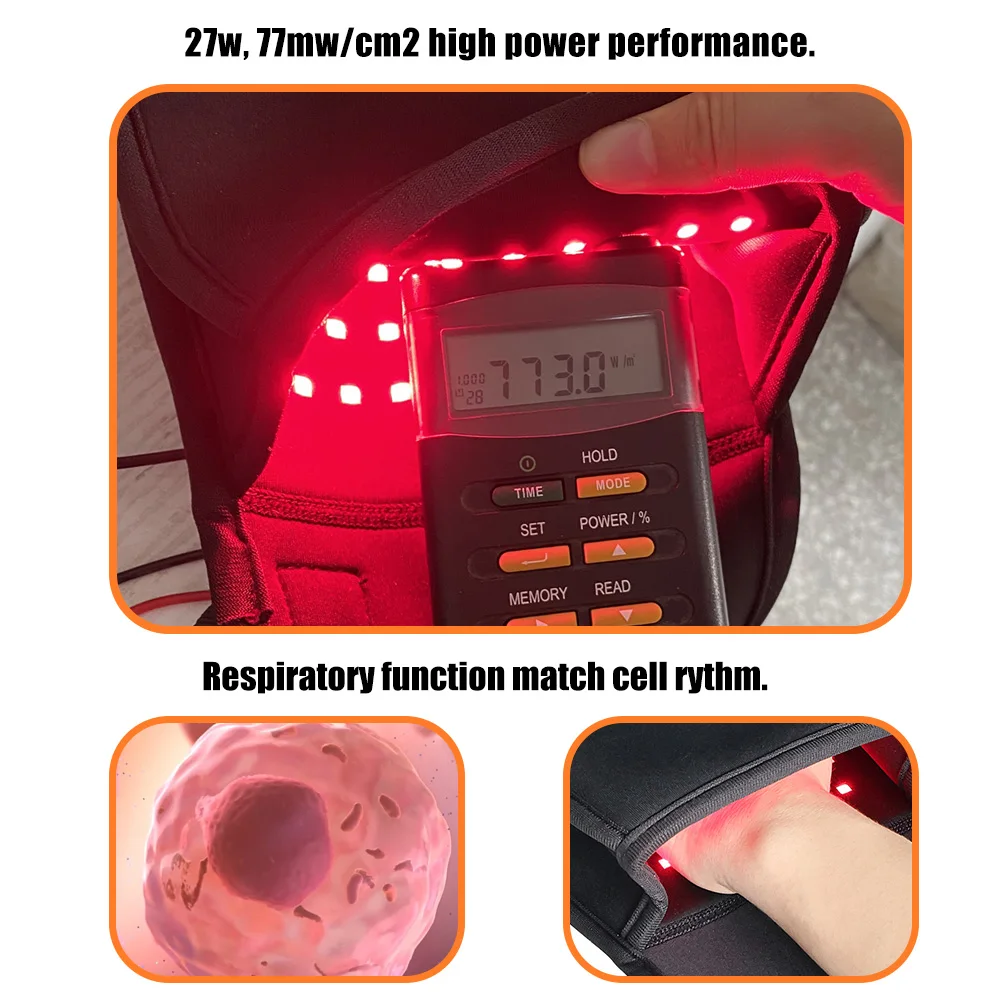 Ideatherapy Dimmable Red Light Therapy Glove Near Infrared Light Therapy Shoulder Bag Led Light Therapy Skincare Device