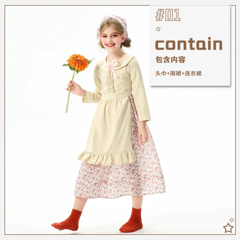 Kinderen Kleine Oma Kostuum Oude Dame Oma 100 Dagen School Kind Meisjes Jurk Halloween Kostuum Deguisements Party Disfraz