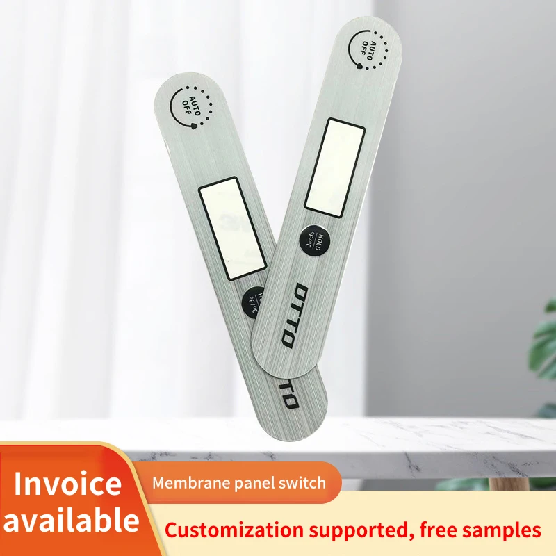 Interruptor de panel de película con efecto de trefilado, interruptor de película eléctrica, interruptor de película táctil, panel de película de botón