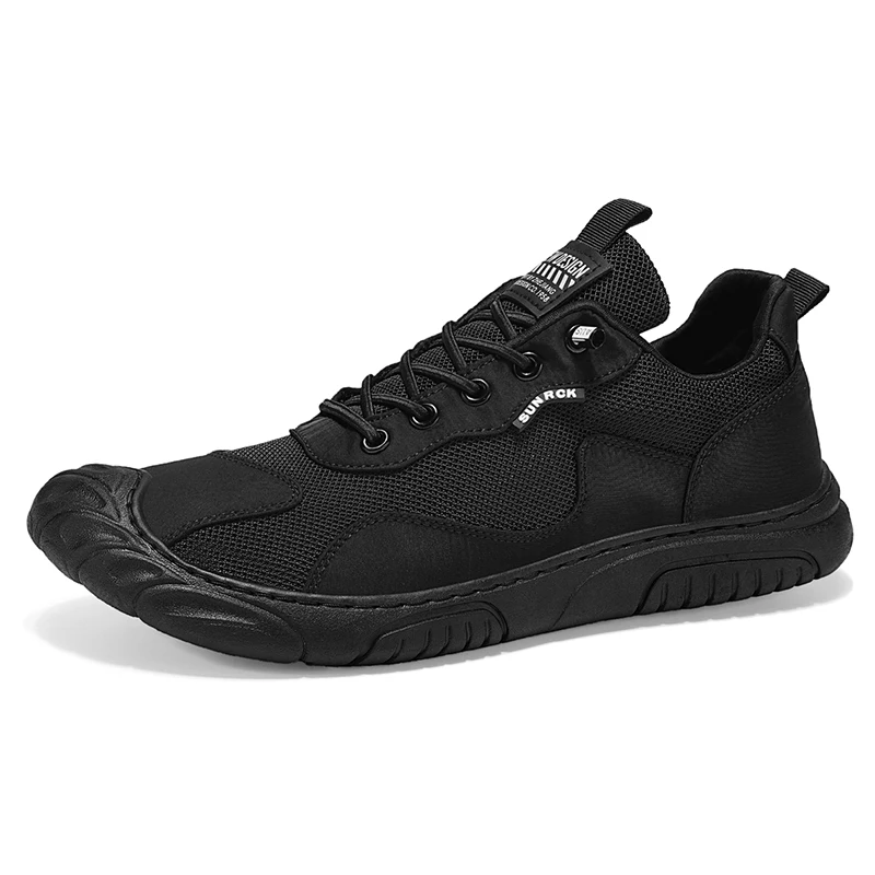 

Men's motorcycle shoes, low cut breathable mesh anti slip sports and leisure shoes