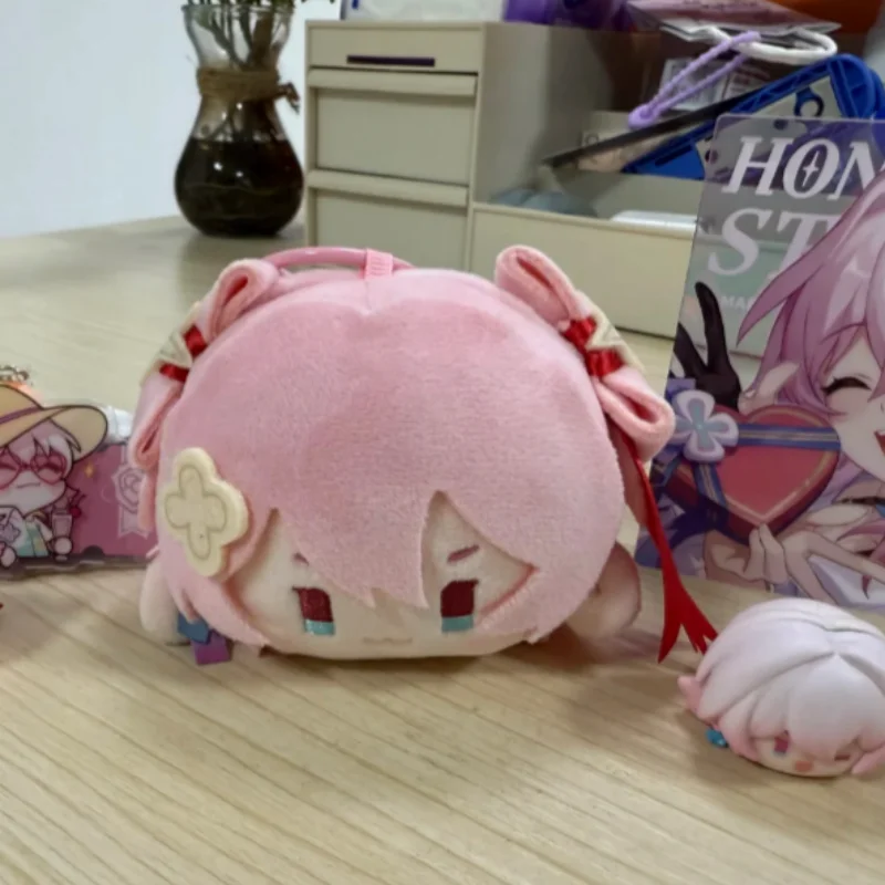 

Hot Anime Game Honkai:Star Rail Kawaii Cosplay Official Cotton Keychain Doll Mini Soft Plush Toy Figures Accessories Fans Gifts