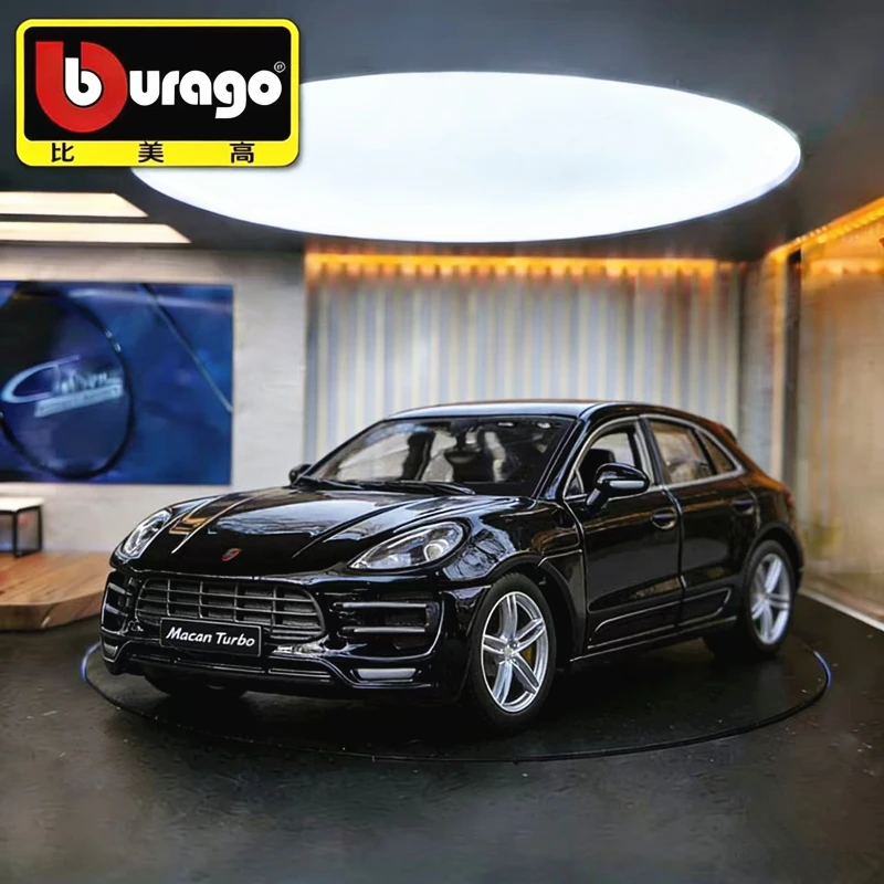 

Bburago 1:24 Porsche Macan SUV Alloy Luxy Car Model Diecast Metal Toy Off-road Vehicle Car Model Simulation Collection Kids Gift