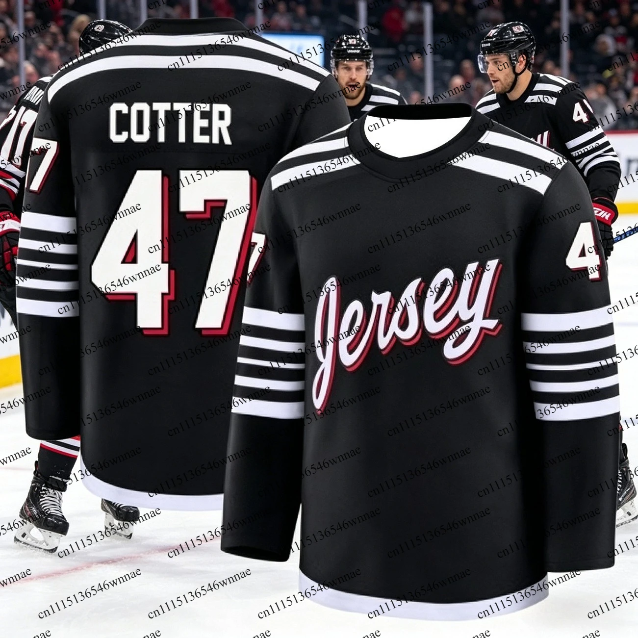 2026 New Jersey Man's New Ice Hockey Training Suit - 3D Printed, Breathable, Moisture-wicking Long-sleeved Top Family