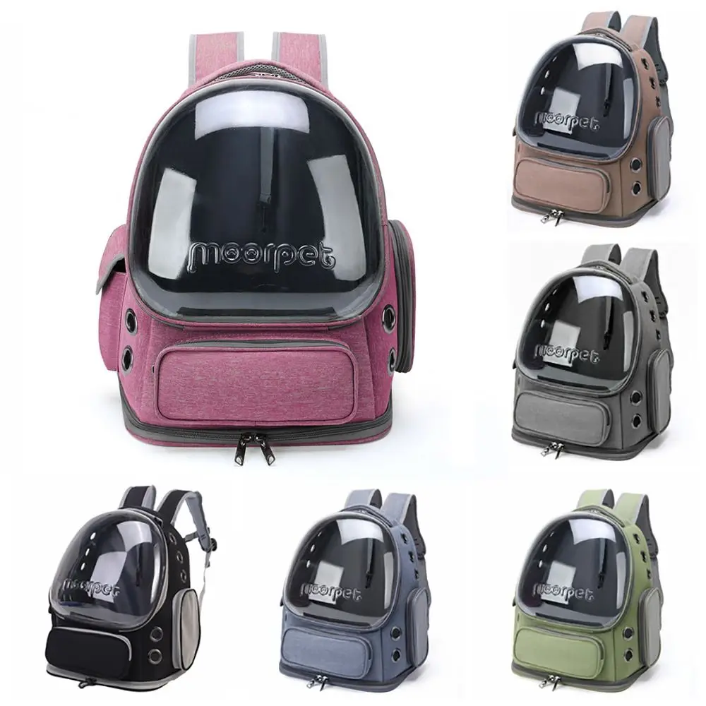 

Sturdy APC+Oxford Cloth Cat Space Capsules Large Capacity Breathable Pet Backpack Portable Pet Double Shoulder Bag Cat/Puppy