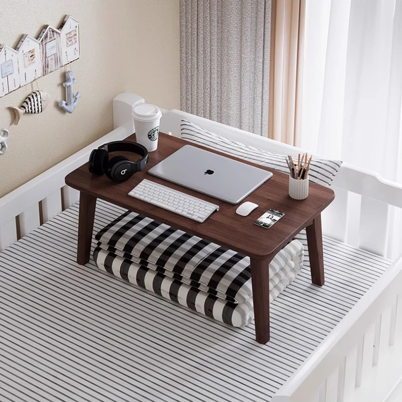 

‌Foldable Wooden Desk, No-Assembly Kids Study Table, Portable Workstation, Space-Saving Computer Table