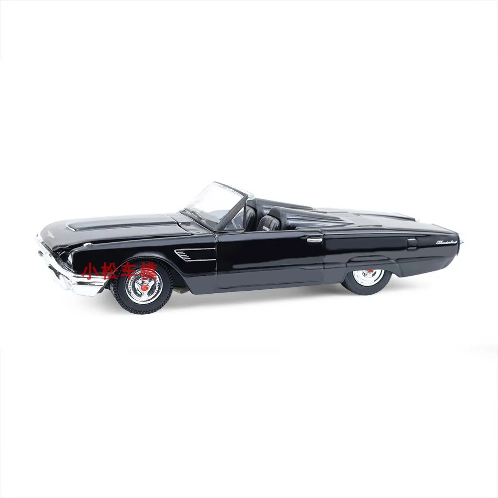 

GreenLight 1:64 1965 Ford Thunderbird Convertible 28170-E модель автомобиля из сплава, литье под давлением мини-автомобиль, детская игрушка в подарок