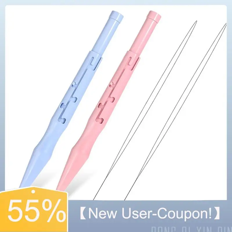 Special Offer~Embroidery Punch Pen Tool Set, 2-Pack Adjustable Felting Threader Needles For Sewing Crafts