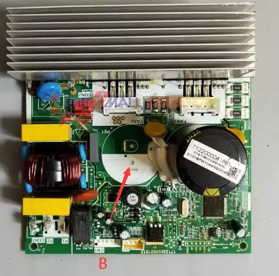 New UniX-Midea air conditioning DC fan motor driver board DCFANT2(MN103DF46XEA-PS219C4).JD.TY.MMK.MP1-1