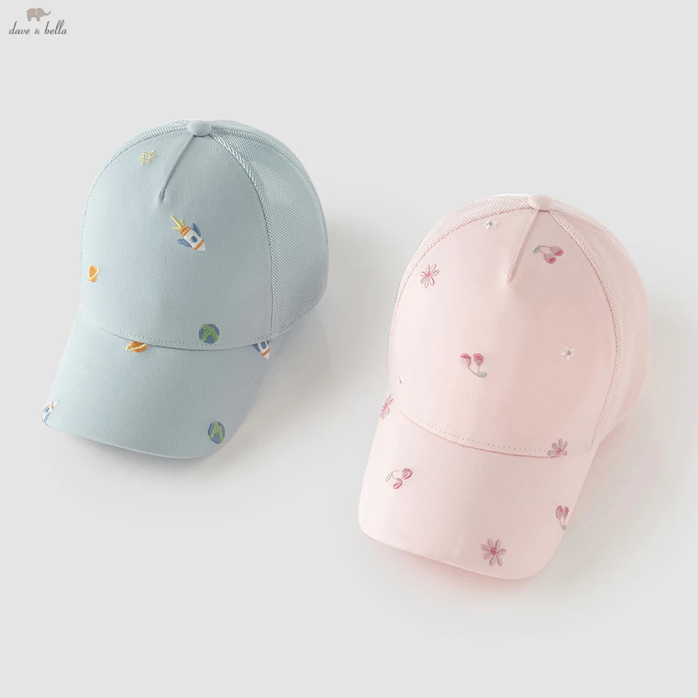 Dave Bella Childrens Hat and Cap for Boys Spring Summer Sports Baseball Hat Boys' Sunshade Tongue Cap Casual Cartoon DB2262362