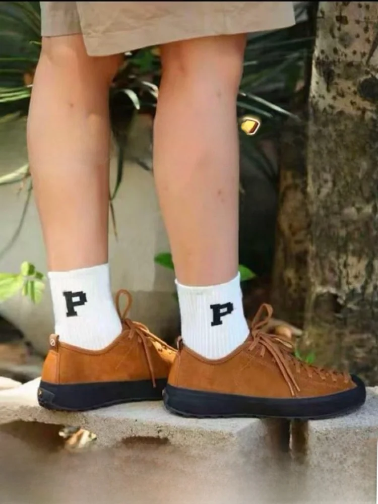 Limited Colorway Outdoor Hiking Shoes Men's Casual Shoes Breathable Versatile Rubber Outsole Mixed Material  round Toe