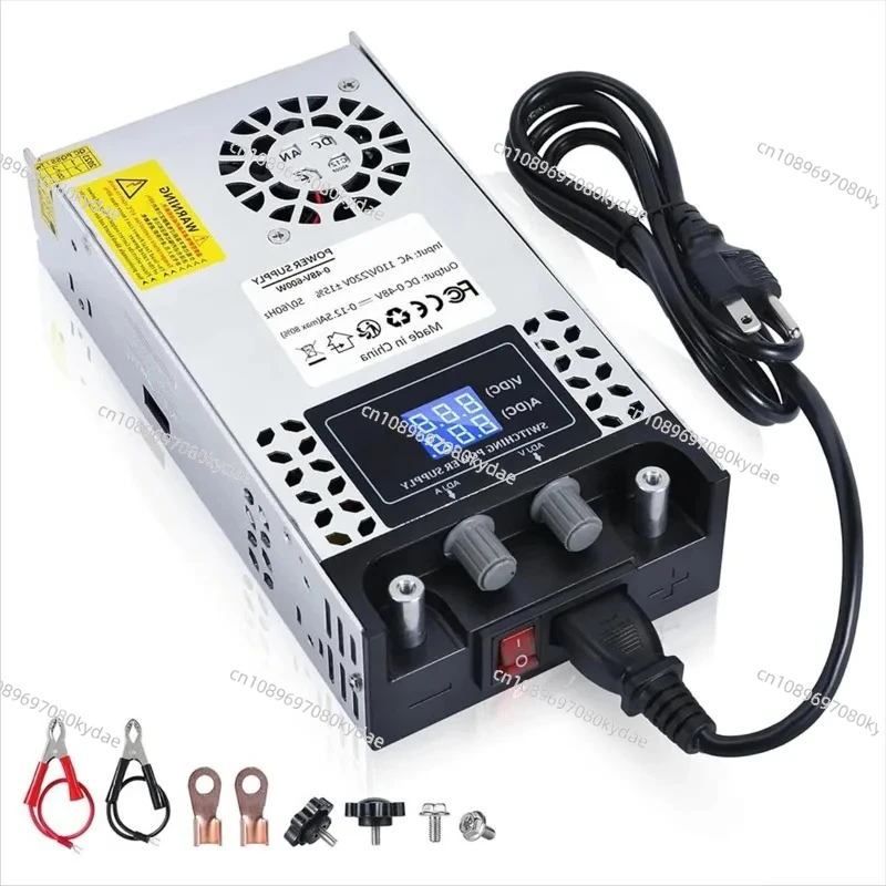 

AC To DC Converter 60V DC Power Supply Adjustable 0-60V 0-10A SMPS Max 600W Switching Power Supply US Plug