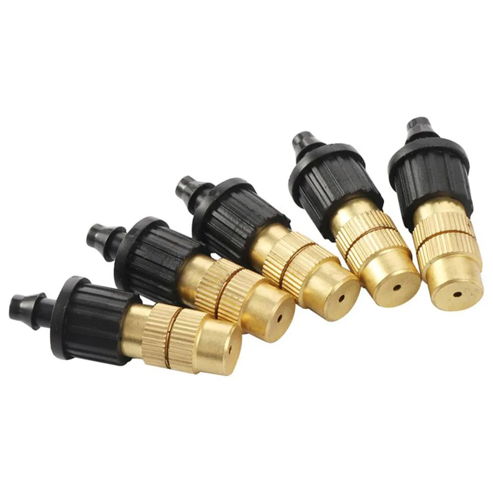 

Регулируемые запотевающие насадки для садоводства на открытом воздухе, увлажнение сада, набор инструментов для садоводства на открытом воздухе, латунная и пластиковая конструкция