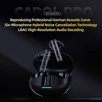 KZ Carol Pro TWS Bluetooth 5.4 Earphones 6 Microphone Noise Reduction True Wireless In Ear High Fidelity Gaming Music Earphones