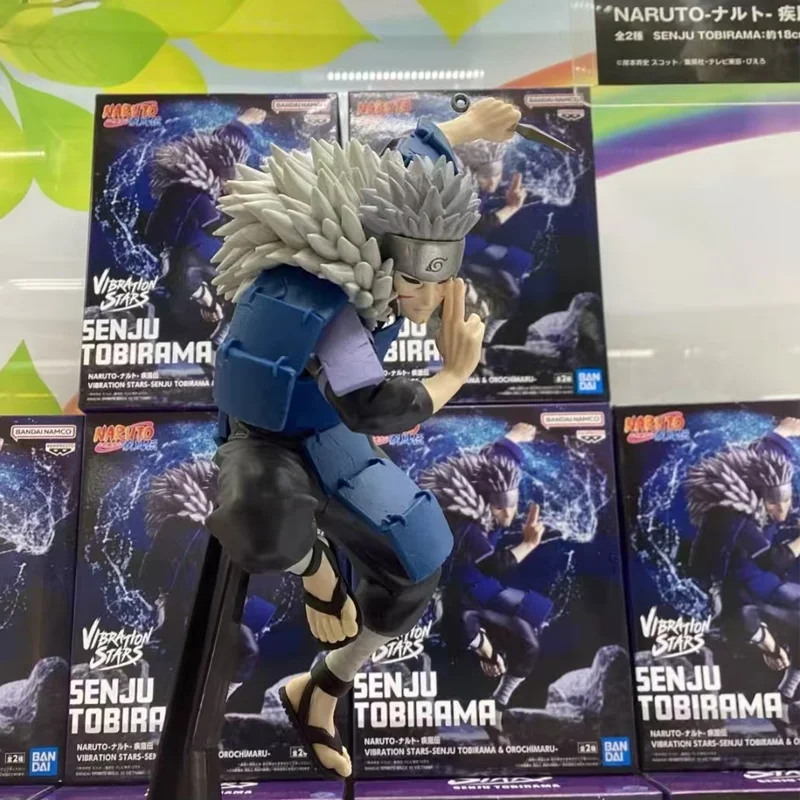 

Вибрационные звезды Наруто Шиппуден Сенджу Тобирама Орочимару Аниме Фигурка Фигурка BANPRESTO Коллекции Модель Игрушки Подарки