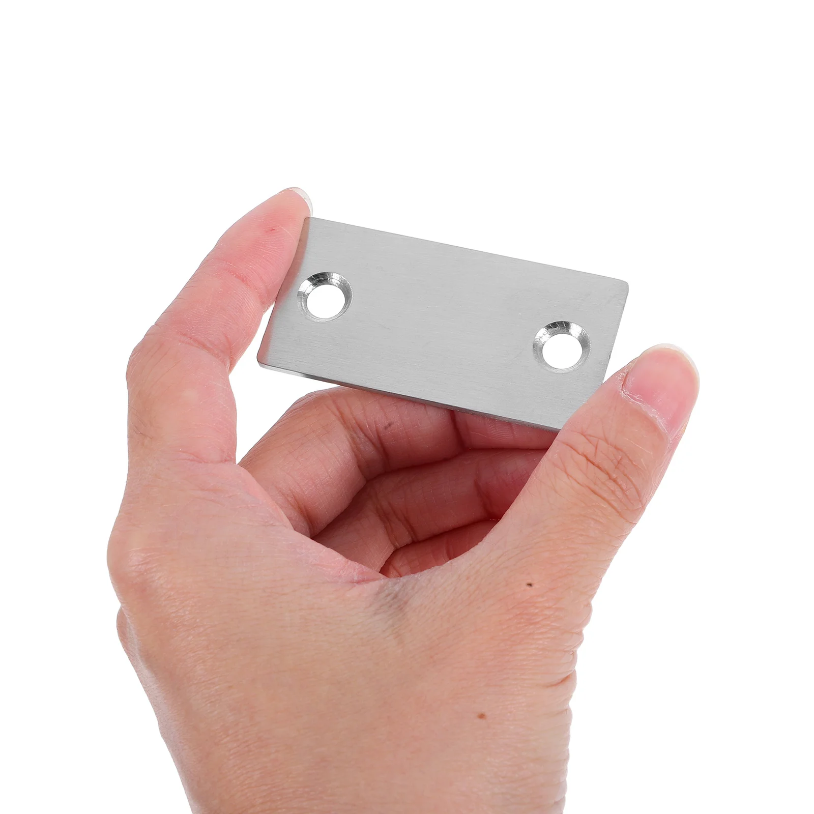 

1Set Door Edge Filler Plate Lock Reinforcer Quick Install Gap Filler for Various Doors Door Plate Lock Replacement Parts