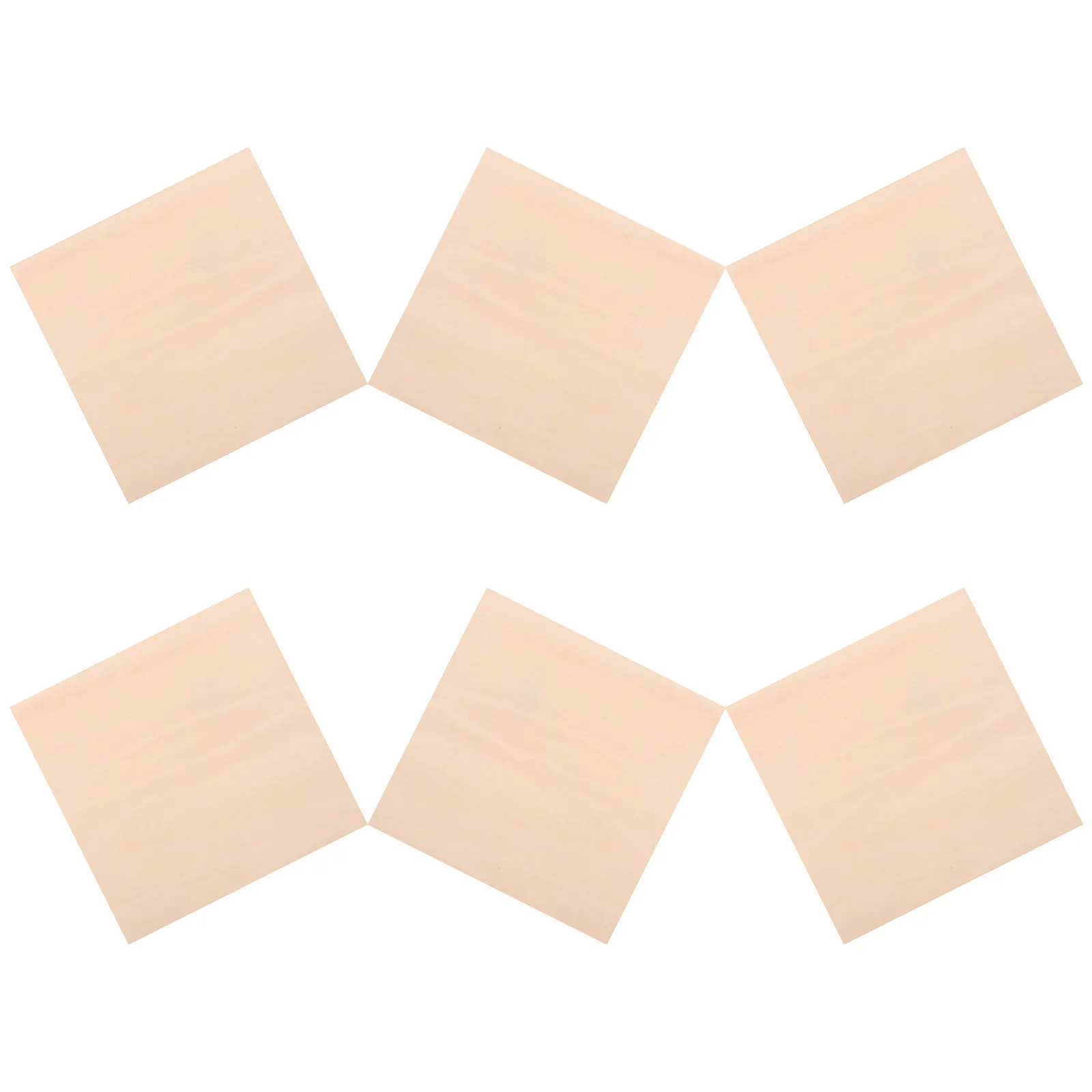 

6pcs 3Mm Birch Plywood Boards 30Cm Square Unfinished Wood Panels For Diy Crafts Painting Carving Woodworking Projects Wood