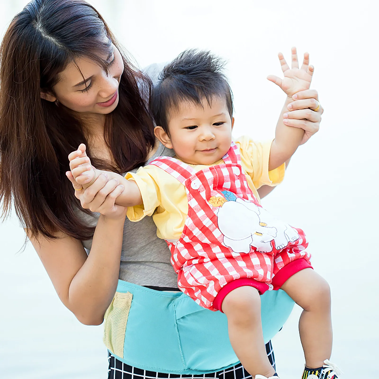 

Adjustable Baby Hip Carrier Ergonomic Toddler Seat Portable Lightweight Waist Stool Infant Holder Breastfeed Support Comfort