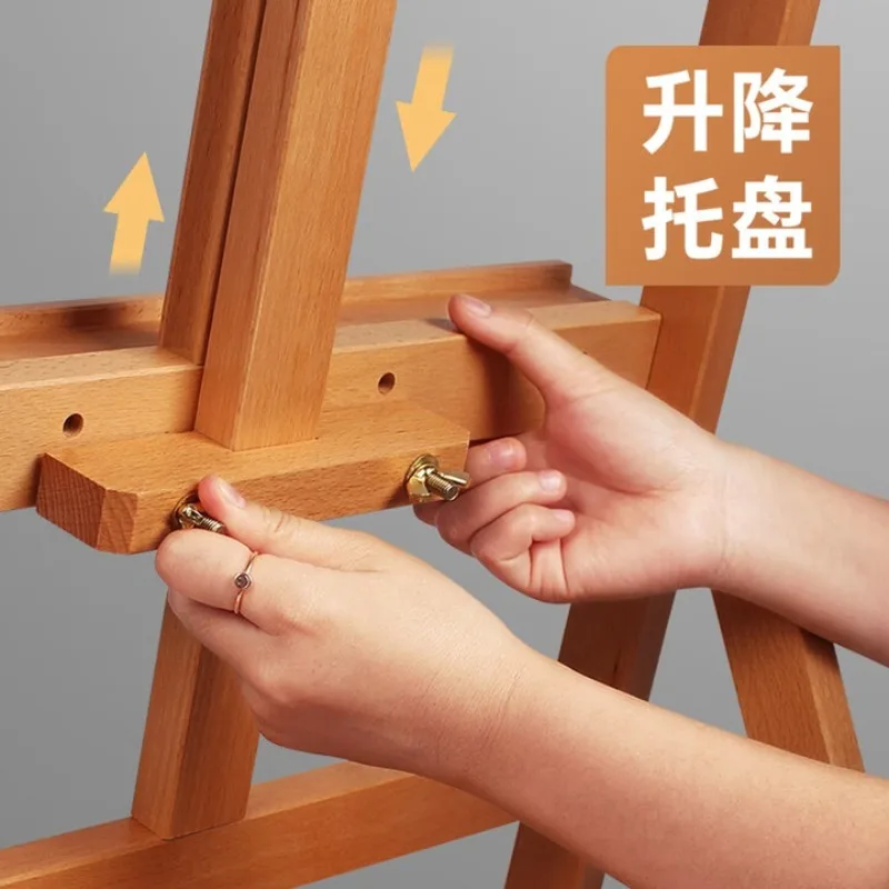 لوحة فنية مع مجموعة أدوات رسم ذات درج