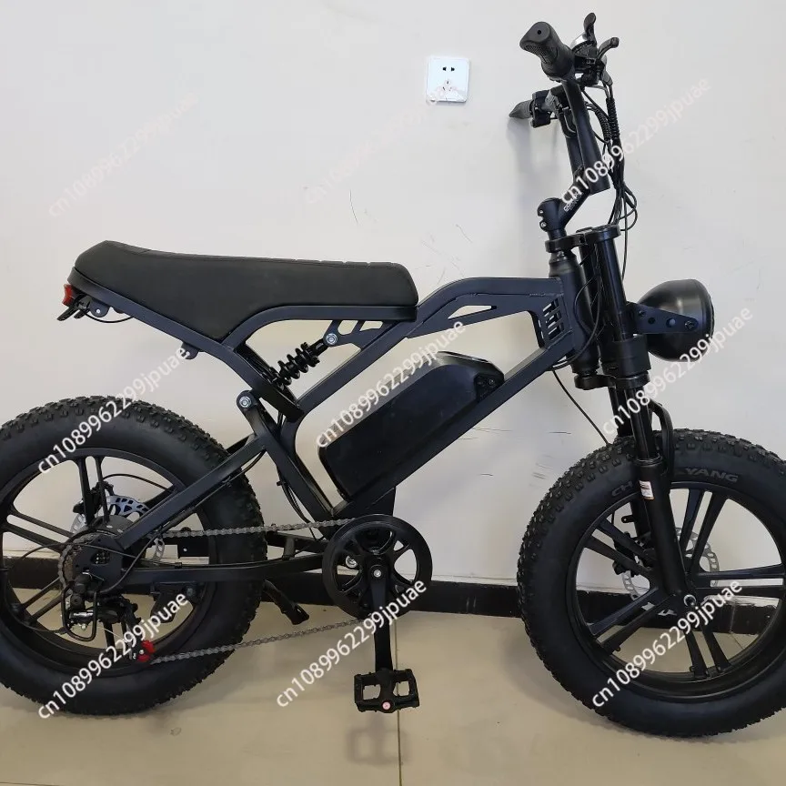 

20 Inch Fat Tire Electric Bike Snow Beach Super73 New Energy Long Range Bicycle