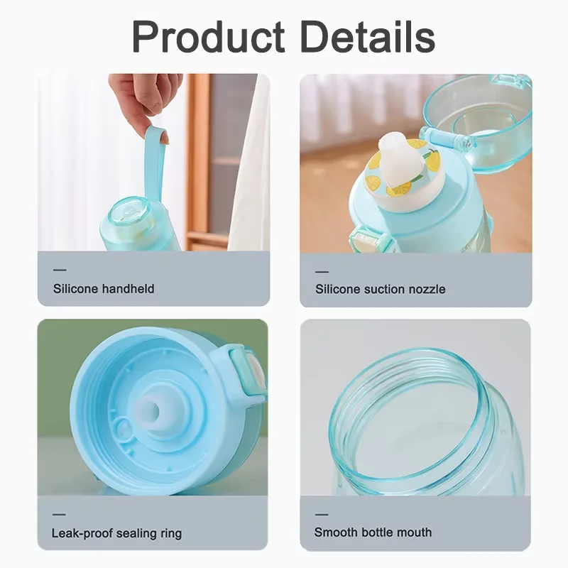 LUSQI 1 قطعة معزز المياه بنكهة صحية زجاجة ماء نكهة حلقة الفاكهة الطبيعية النكهة المشروبات الإضافات لا السعرات الحرارية BPA الحرة #5