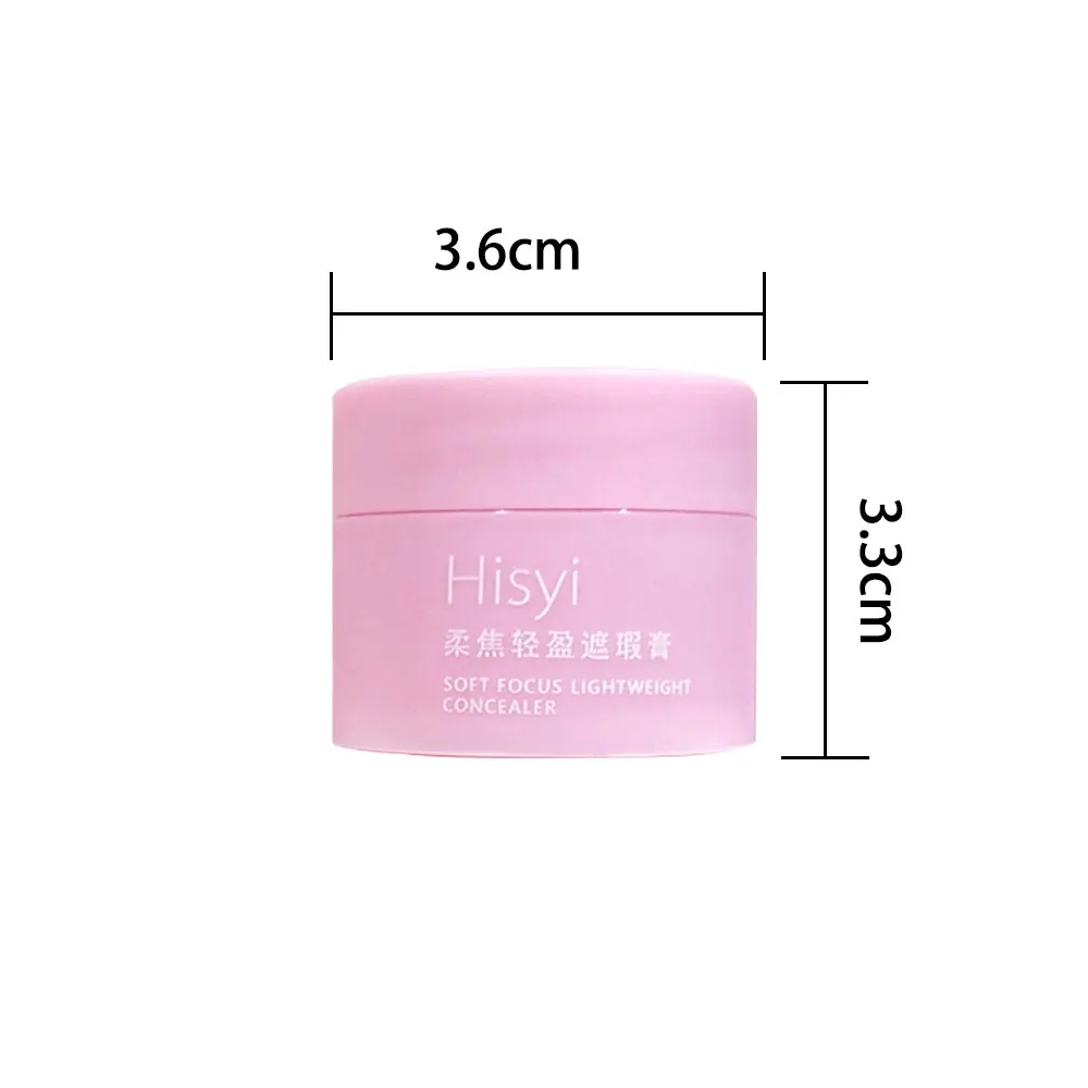 ソフト ピンク コンシーラー - くま、ニキビ跡、シミ、そばかすを軽減します。 ワンクリックでアプリケーション。 初心者に最適なメイク道具です。