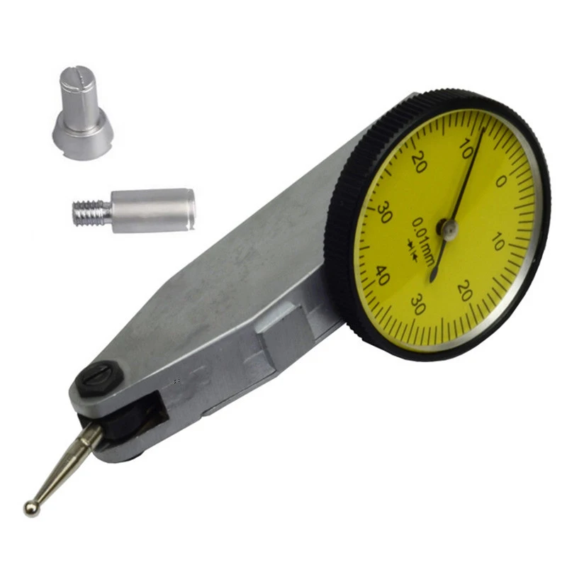 0-0.8mm 0.01mm Level Gauge Scale Precision Metric Dovetail Rails Dial Test Indicator Dial indicator Measuring Instrument Tool