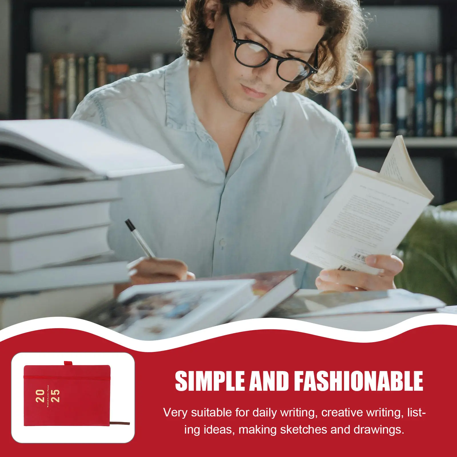 academic-planner-notebook-household-office-note-book-multi-function-portable-daily-scheduling-organizer-monthly-planner-2025