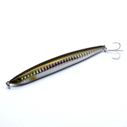 AOCLU Sinking Stick 105mm 27g Needle Shape Wobbler Hard Bait Minnow Crank VIB Pencil Lure VMC Hook Ocean Boat Inshore Fighter