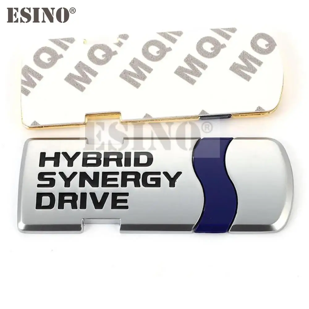 Hybrid Synergy Drive Car  Adhesive Sticker Badge Decal Zinc Alloy Fender Trunk Tailgate Emblem For Toyota Corolla RAV4 Camry