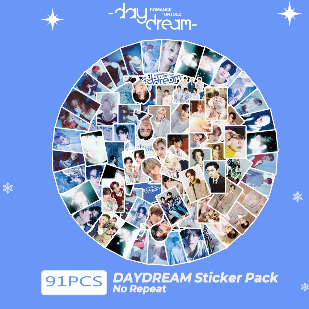 916PCS Kpop Idol ROMANCE DAYDREAM NO DOBUT Album Photo Tapes Sticker Merch JAYJAKES Kpop Accessories Decorative Scrapbooking