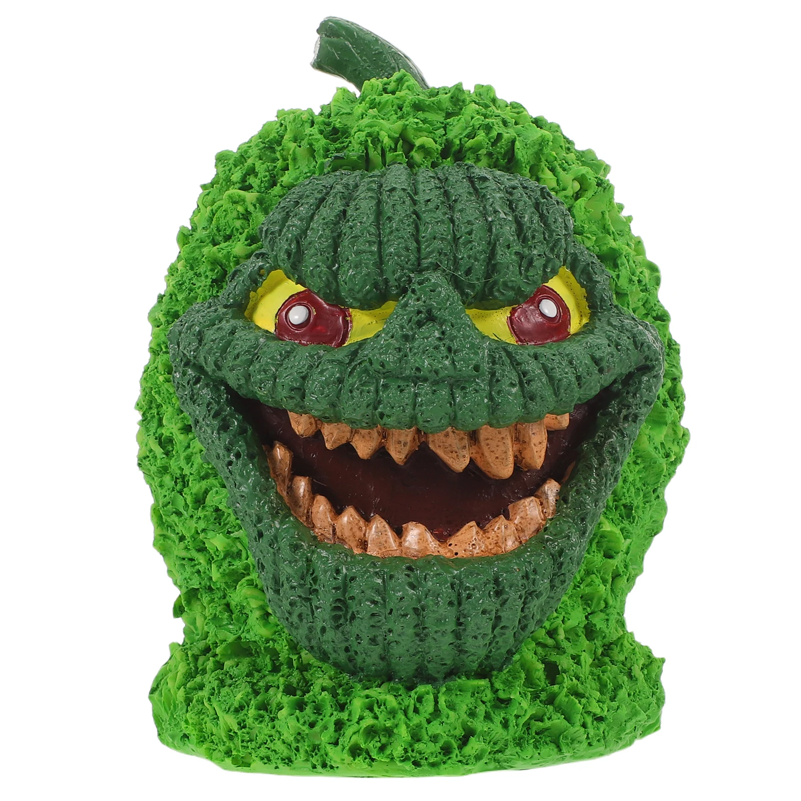

Halloween Personality Green Pumpkin Monster Ornaments Gothic Halloween Resin Monster Statue Desktop Fun Atmosphere Decoration