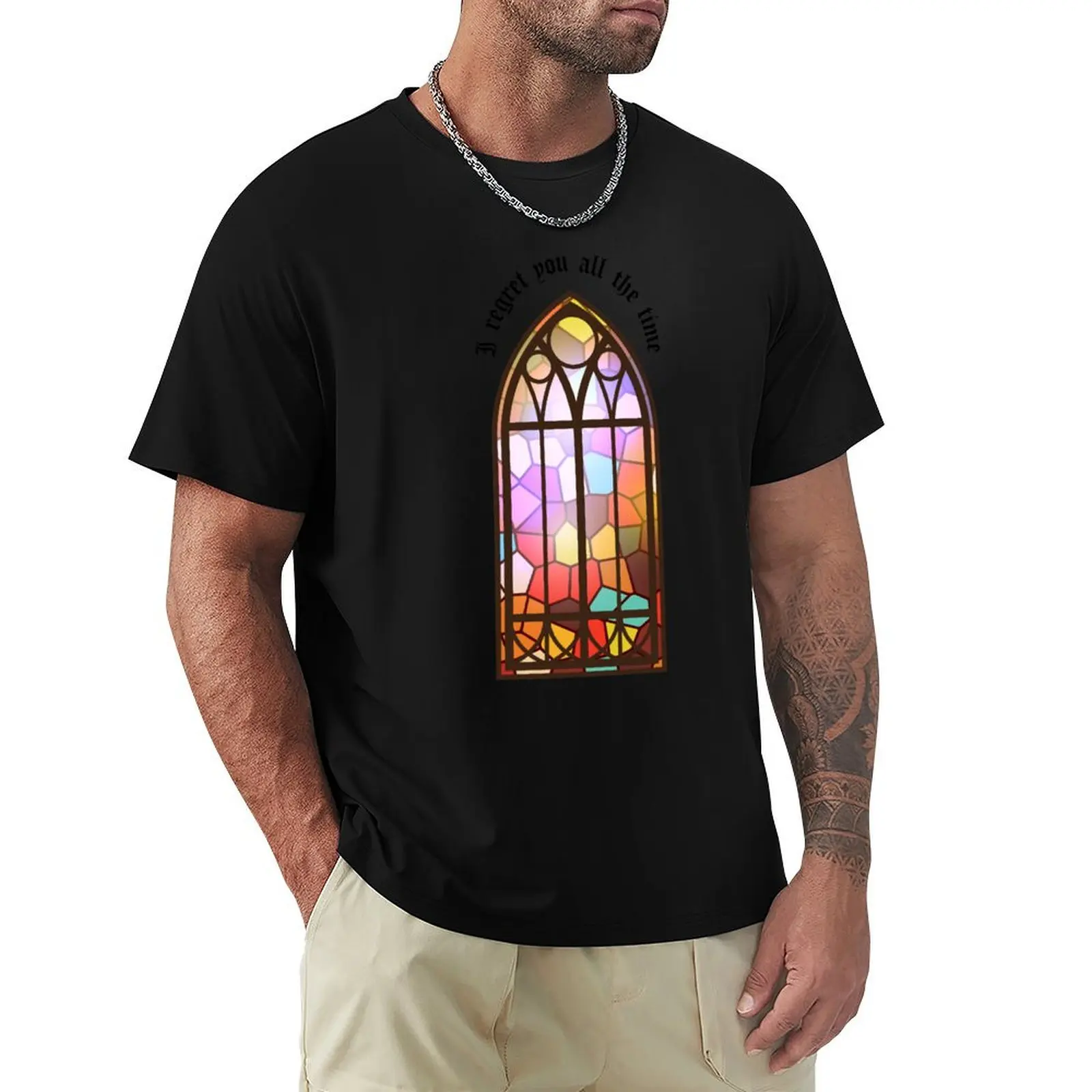 Camiseta que podía, debería haber una camiseta personalizada, cosas baratas, camisetas negras para hombres