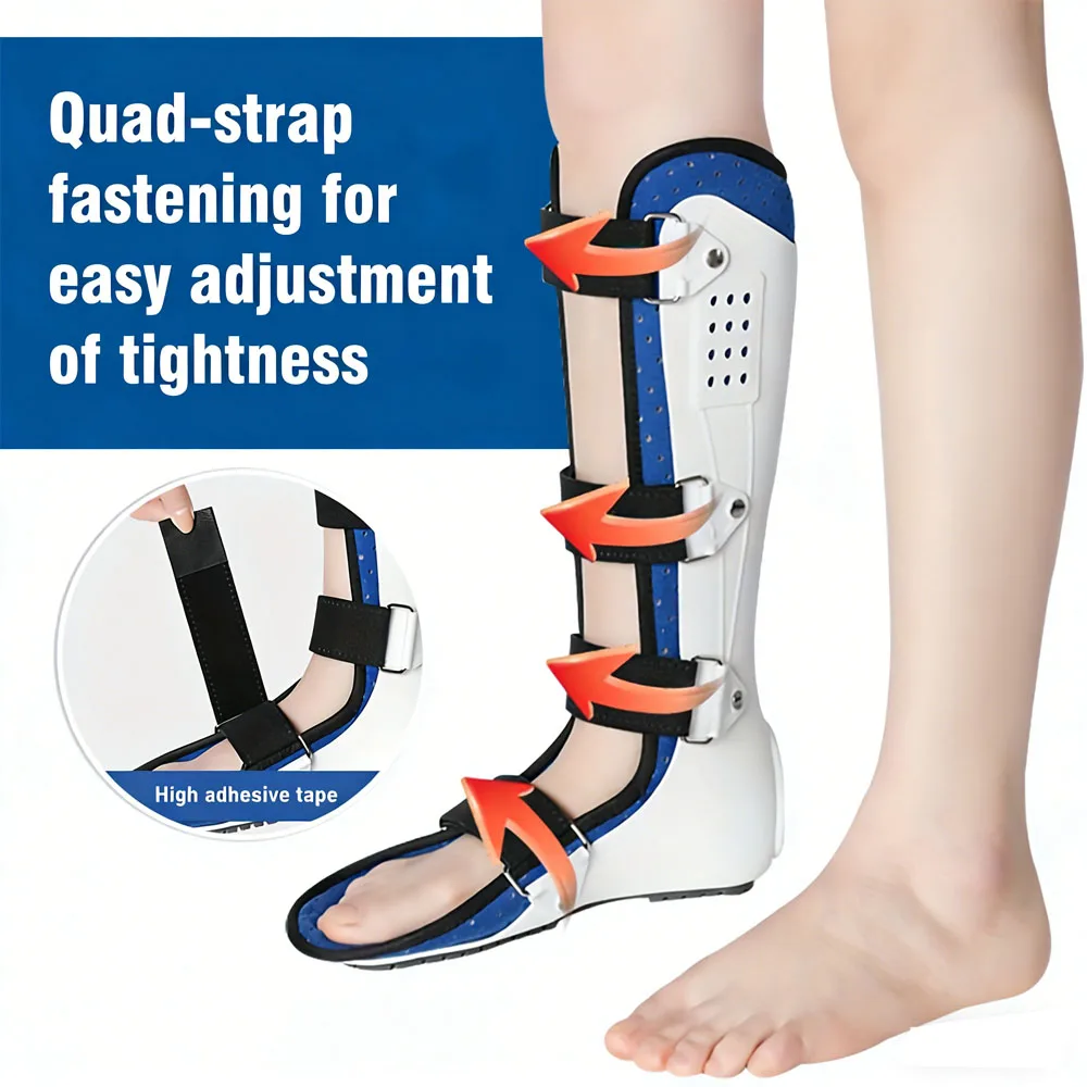 

Left Right Ankle Sprain Orthosis Stabilizer Adjustable Foot Protector Leg Foot Orthosis for Hemiplegia Corrector Rehabilitation