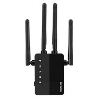 1Pc 1200Mbps Wifi Amplifier Dual Band 2.4G 5G Repeater Network Expander Range Extender WiFi Signal Booster Wireless Router
