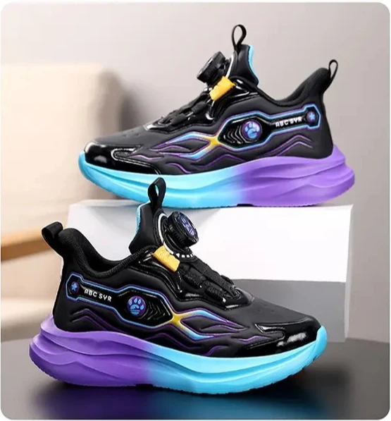 

2025 Children's sports shoes, leather surface sports and casual running shoes kids sneakers