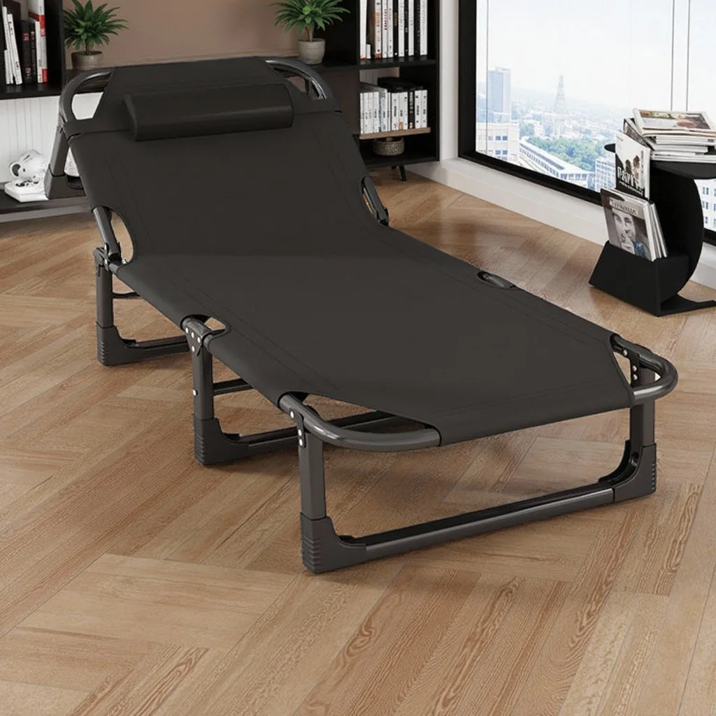AOLIVIYA Portable Folding Bed Single Double Cot Sleeper Daybed Recliner Sofa Chair Lounger Ottoman Couch