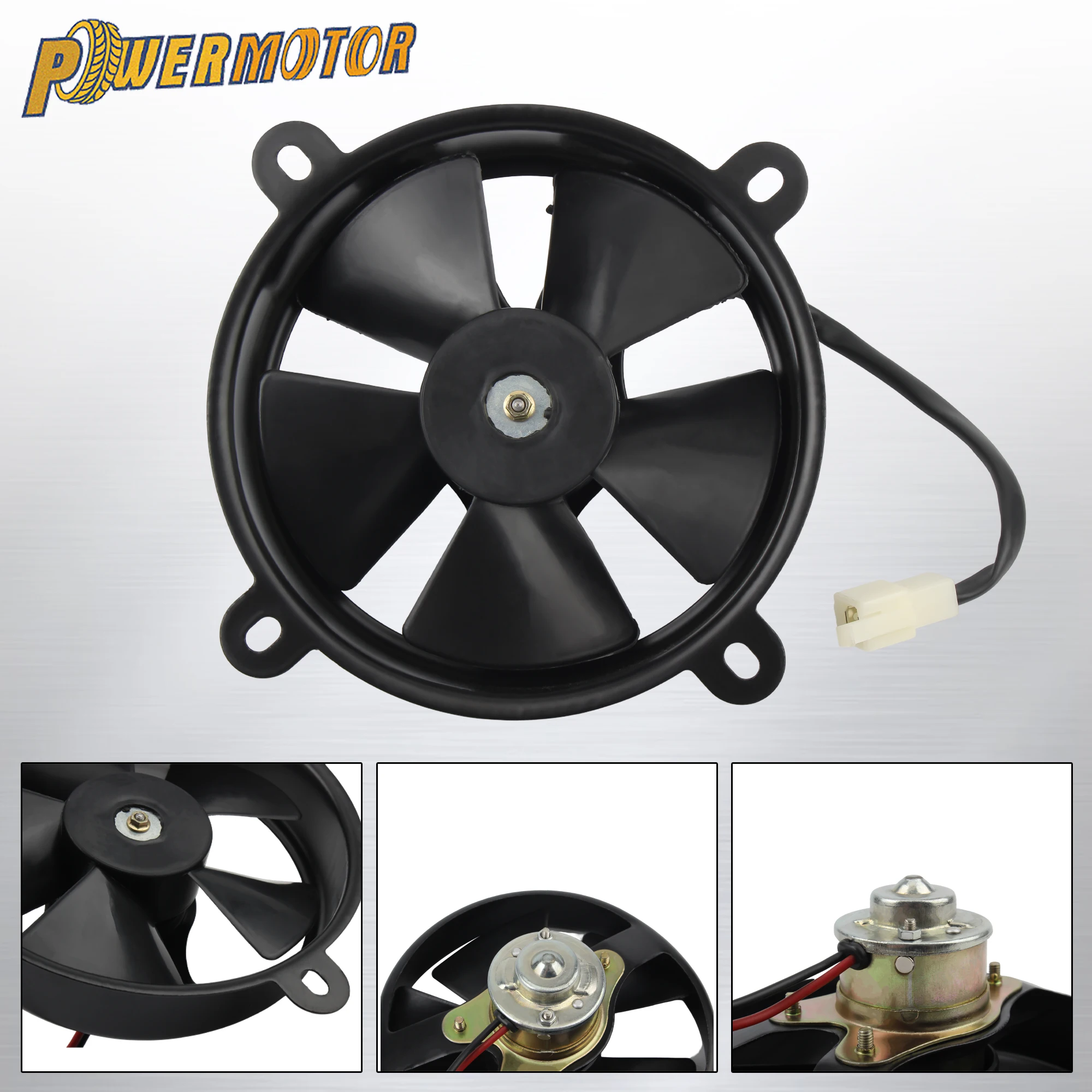 

6" 12V Motorcycle Electric Cooling Radiator Fan Assemble Water Tank For Honda Yamaha KTM ATV for 150cc 200cc DirtBike Accessorie