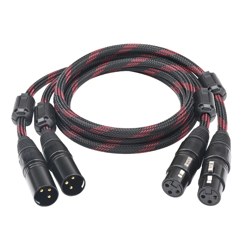 ATAUDIO Ein paar XLR Kabel Männlich zu Weiblich M/F OFC Audio Kabel Abgeschirmte Für Mikrofon Mischer XLR Kabel 4