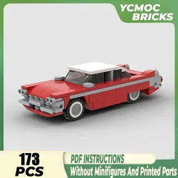 Moc Building Bricks Legendary Car Christine 1958 Plymouth Fury Model Technology Blocks Gifts Christmas Toys DIY Sets Assembly