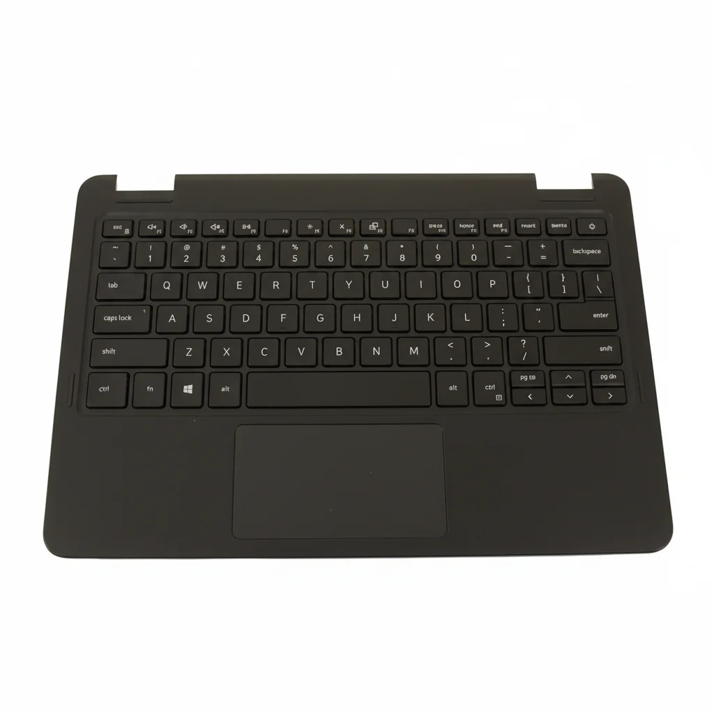 Teclado Dell R4910 com touchpad e conjunto de apoio para as mãos - 81 teclas - Padrão - Não retroiluminado - QWERTY - Usado-como novo