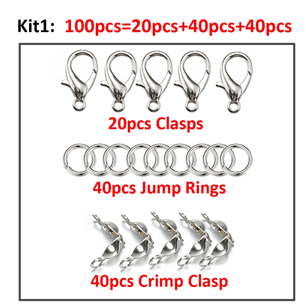 100pcs Jewelry Making Kit Components for DIY