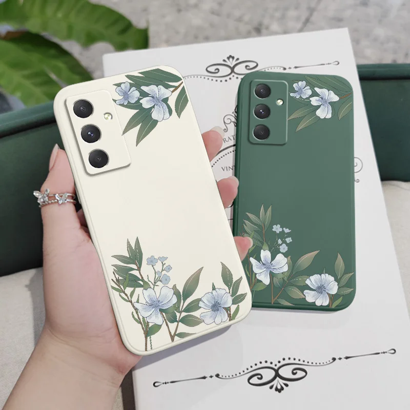 Encounter Flowers Phone Case For Samsung Galaxy A56 A36 A26 A16 A06 A17 A07 A55 A35 A25 A15 A05 A54 A34 A24 A14 A04 4G 5G Cover
