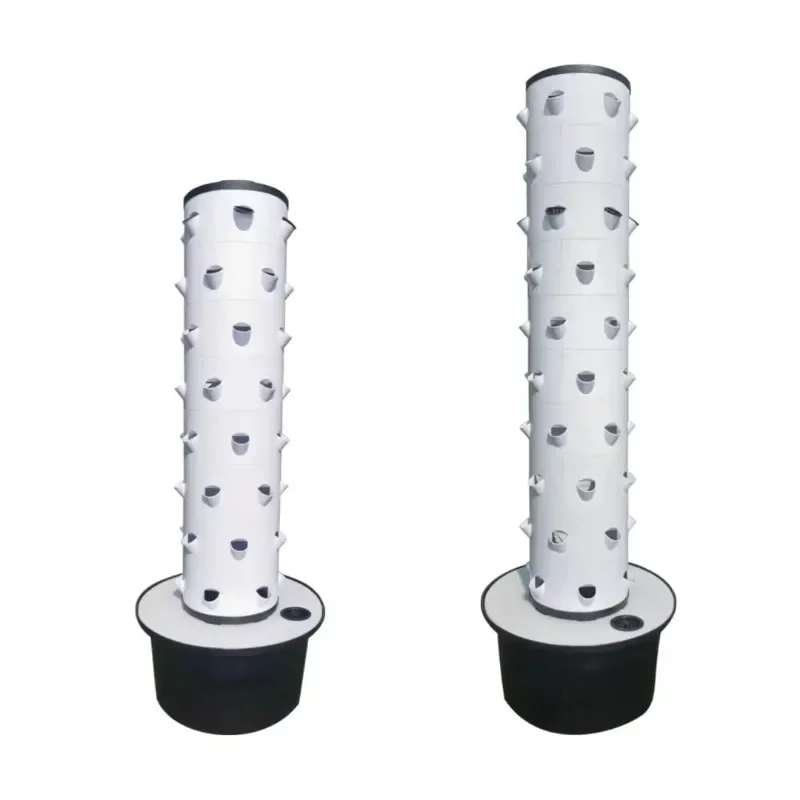 

Small single-layer PVC vertical hydroponic system Agricultural greenhouse tower Garden plastic shed