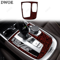 DWOE Car special carbon fiber interior accessories Gear panel for BMW 7 Series G11 G12 2016-up Modification sticker